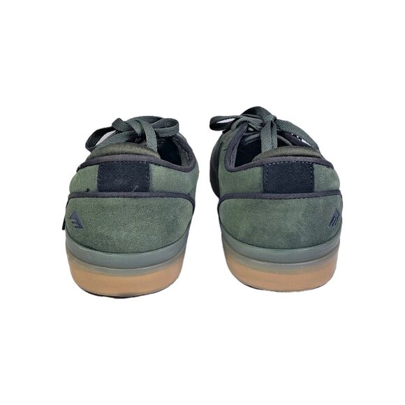 EMERICA DICKSON WOMEN'S SIZE 8.5 OLIVE GREEN/GUM SKATEBOARDING SHOES LACE UP EUC - Picture 5 of 12